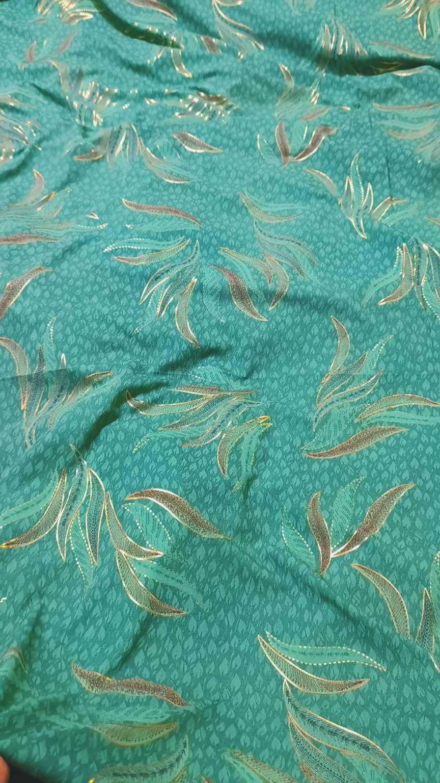 M-834   Imported Embossed 3-D self Irish ⛱️ Summer Silk Same print Shirt & Truzer 2pc