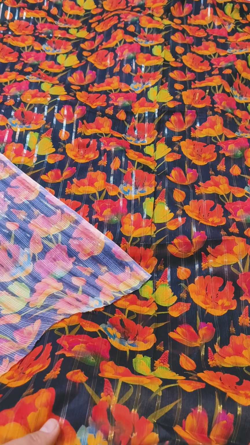M-807  Imported High quality Digital Zaree Dorria Pure Summer ⛱️ Lawn Same print Shirt & Truzer 2pc