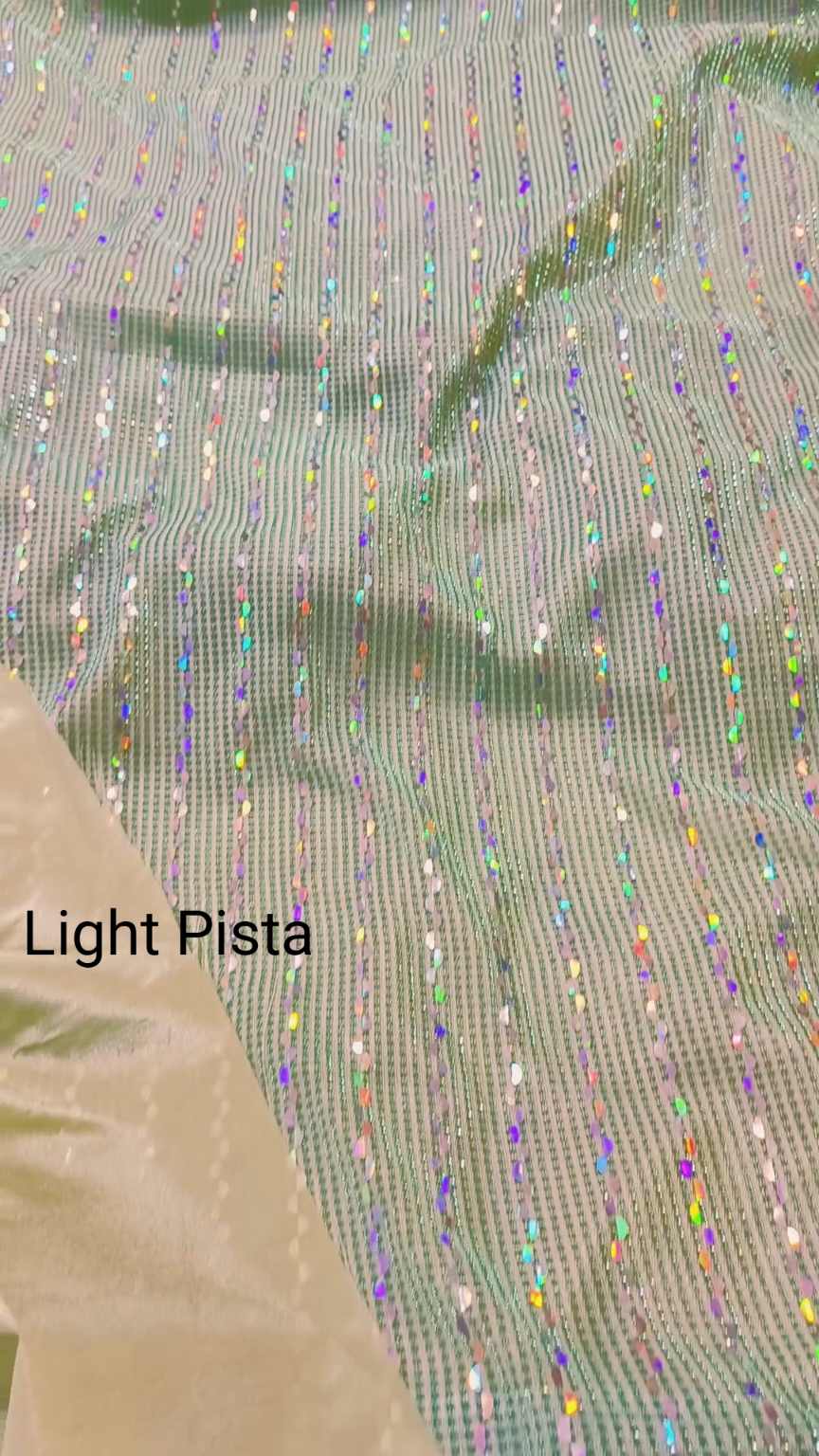 🥳 Sale Sale M-856  Light pista Imported Multi Citara squance work Summer ⛱️ Moon 🌝 Light Shirt & Kattan Silk Truzer with inner