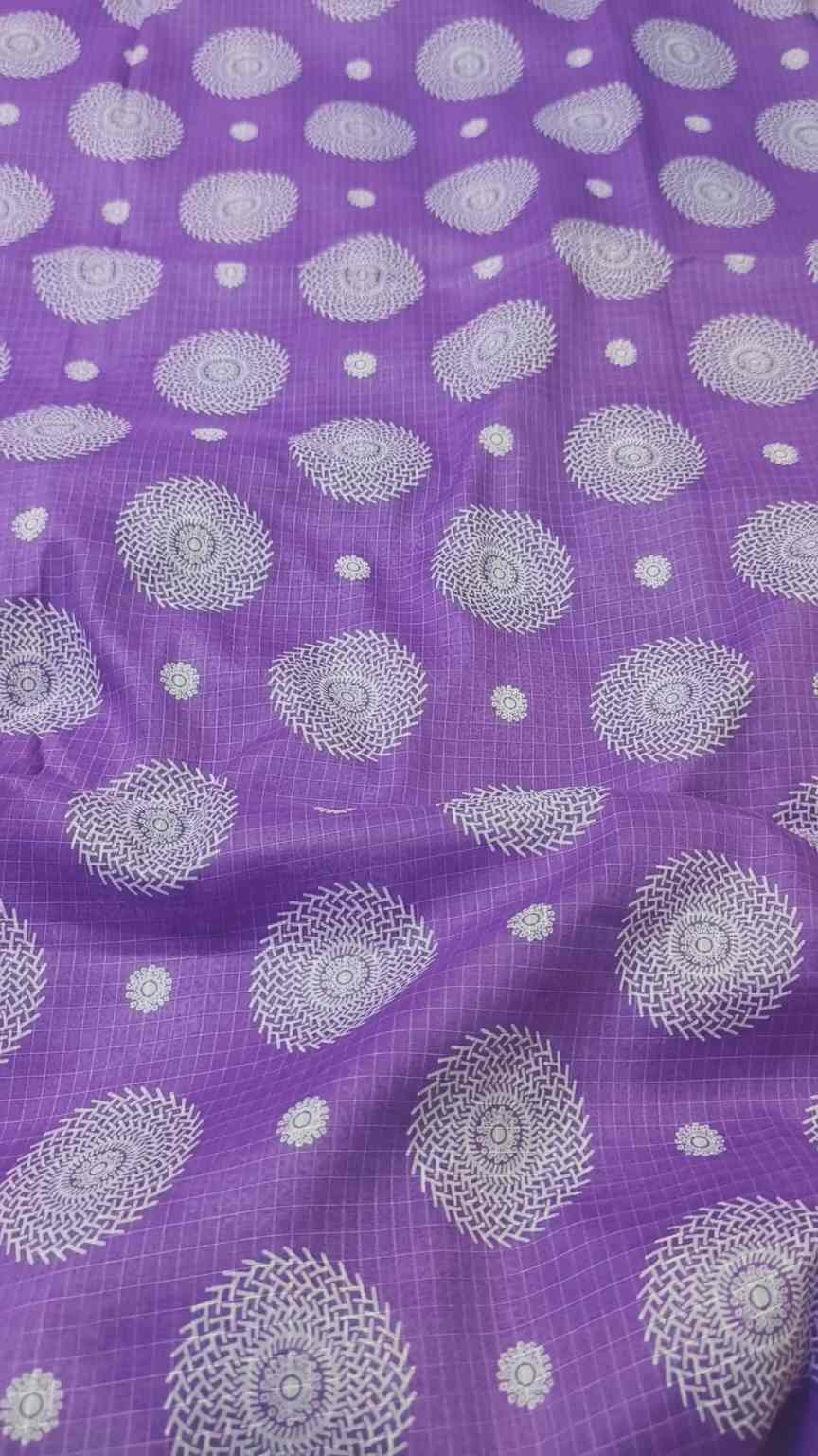 🥳 Sale Sale M-1169  imported Digital Check-Base Dorria Pure Summer 🏝️ Lawn Same print Shirt & Truzer 2pc