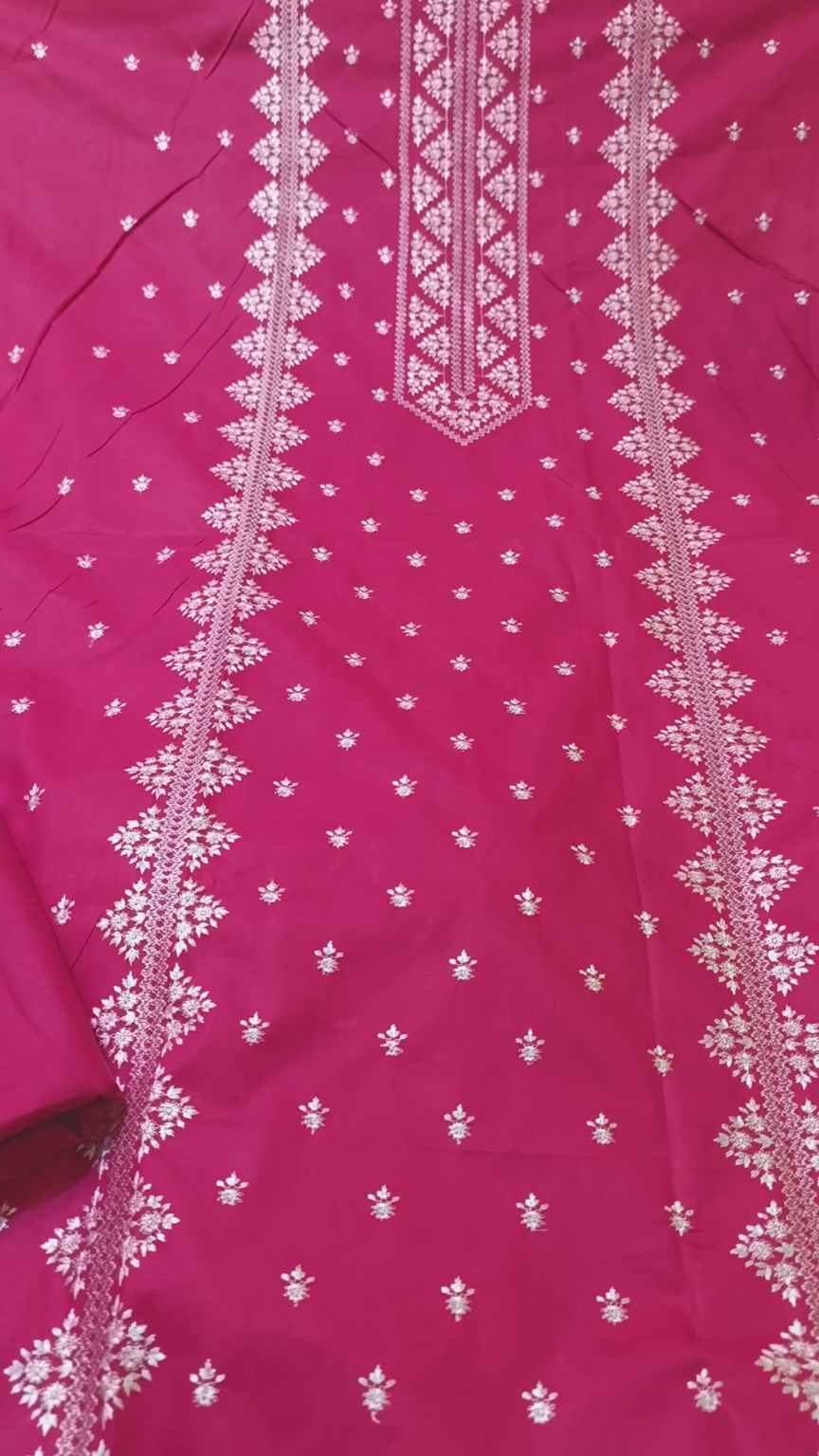 🥳 Sale Sale M-1146 Imported Bareezy Embroidery Lawn Shirt & Trouser 2pc