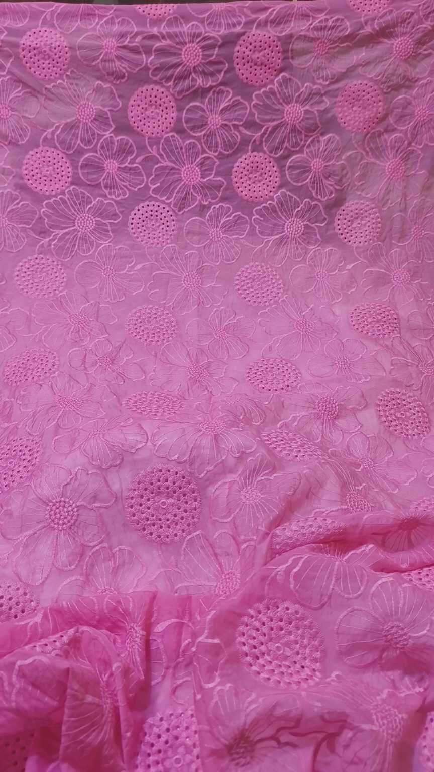 🥳😱 Sale Sale M-1215.  Imported Most Hi profile 3-D Mokesh ChickenKari Embroidery In Summer Silky Lawn Shirt