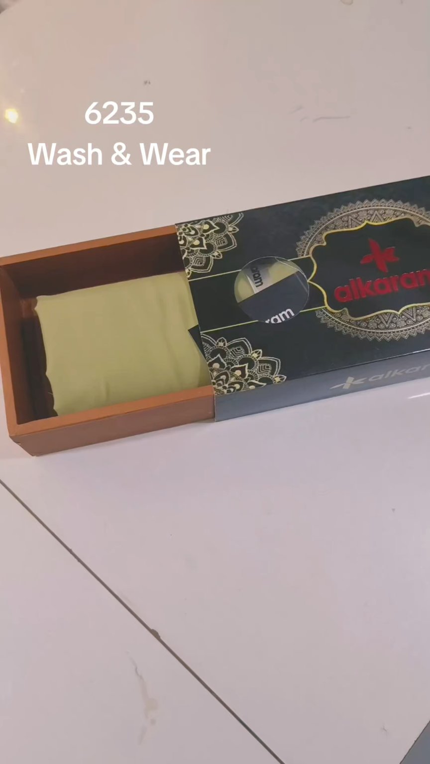 🥳 Sale Sale M-6235  Al-Karam Gents Wash & wear Men suiting