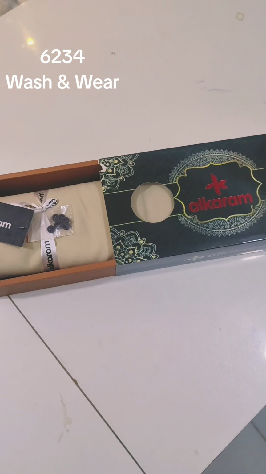 🥳 Sale Sale M-6234 Al-Karam Gents Wash & wear Men suiting