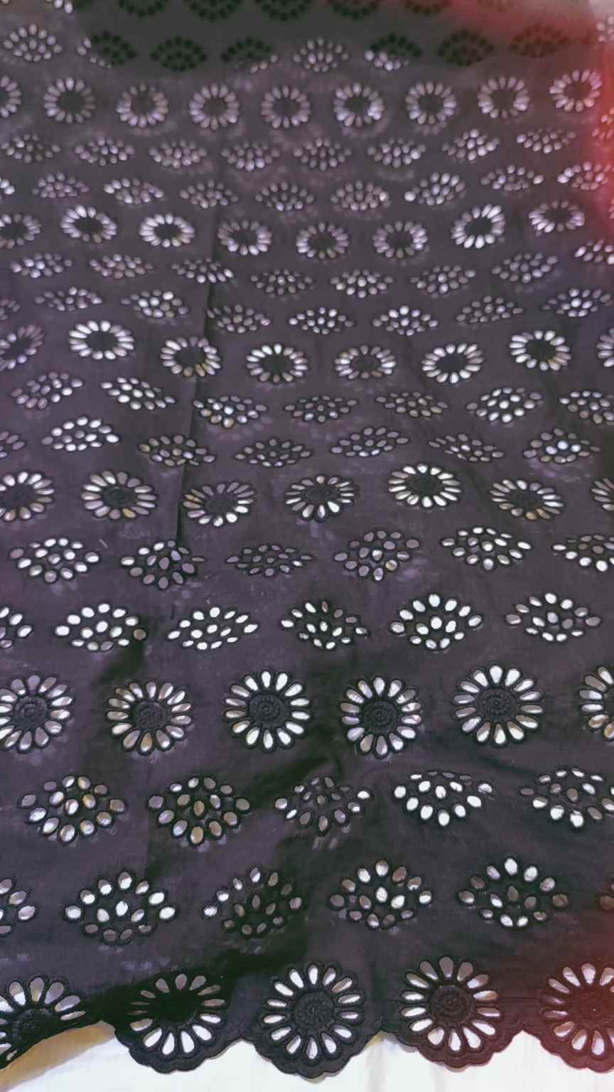 🥳 Sale Sale M-1211  Imported Shiffli ChickenKari Embroidery Pure Summer 🏝️ Lawn Shirt -