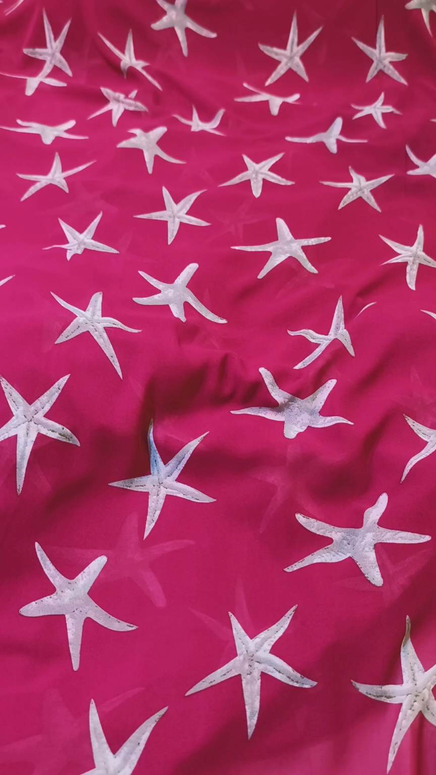 🥳 Sale Sale M-1257  Imported Digital Korean Georgette Same print Shirt & Truzer 2pc