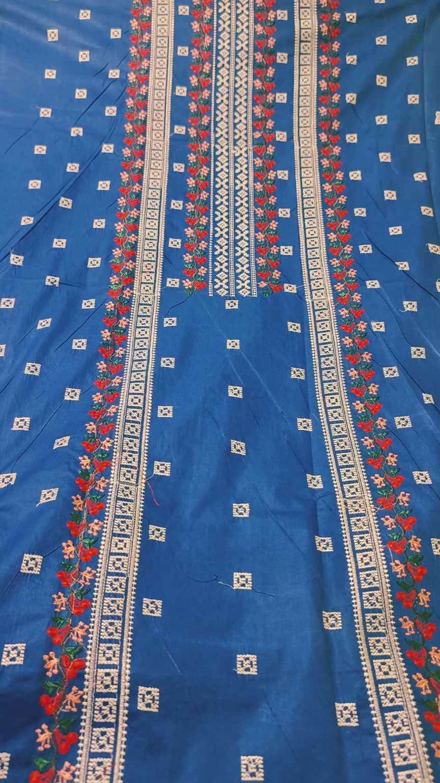 🥳 Sale Sale M-1265 Imported Bareezy Embroidery Lawn Shirt & Trouser 2pc