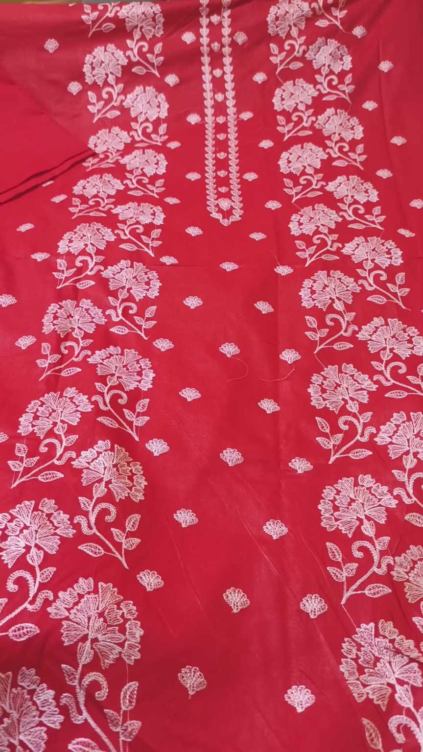 🥳 Sale Sale M-1262  Imported Bareezy Embroidery Lawn Shirt & Trouser 2pc