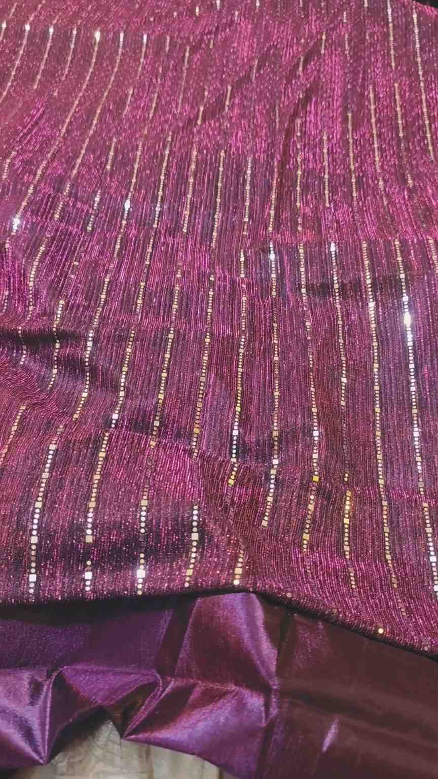🥳 Sale Sale M-1321  Imported Fancy Double Toon Summer MoonLight Shirt & Kattan silk inner with Truzer