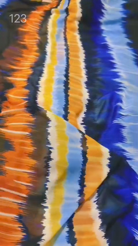 🤩 Sale Sale : M-123  (2pc) Imported  Digital Korean Georgette (Roll main Cutting k last main jo suit bachta hai Jin ka weight 100kg se kam hoga un ka bane ga es liye noqsan main dy rha hain -