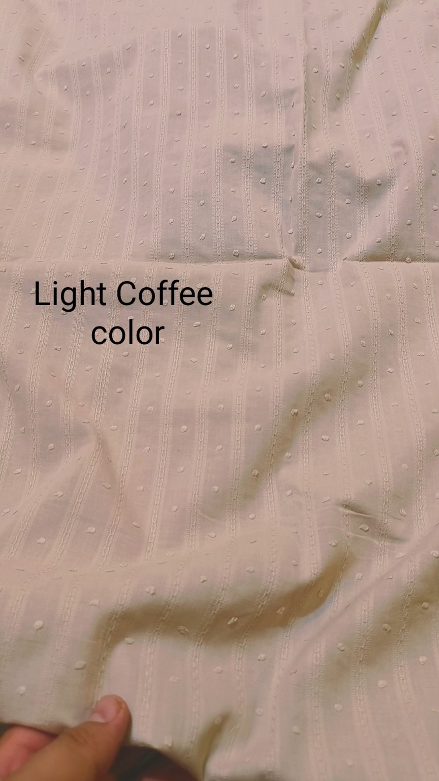 🥳 Sale Sale M-259 Light Coffee color Imported Luxury broshia Bindia Summer ⛱️ Lawn Same print shirt & Truzer 2pc