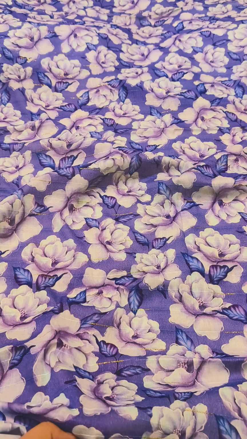 M-297  Imported Gold Zaree Bana Dorria Pure Summer ⛱️ Lawn Same print Shirt & Truzer 2pc -