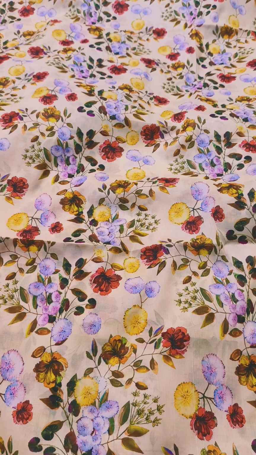 M-337   Imported Digital Pure Summer ⛱️ Lawn Same print Shirt & Truzer 2pc -