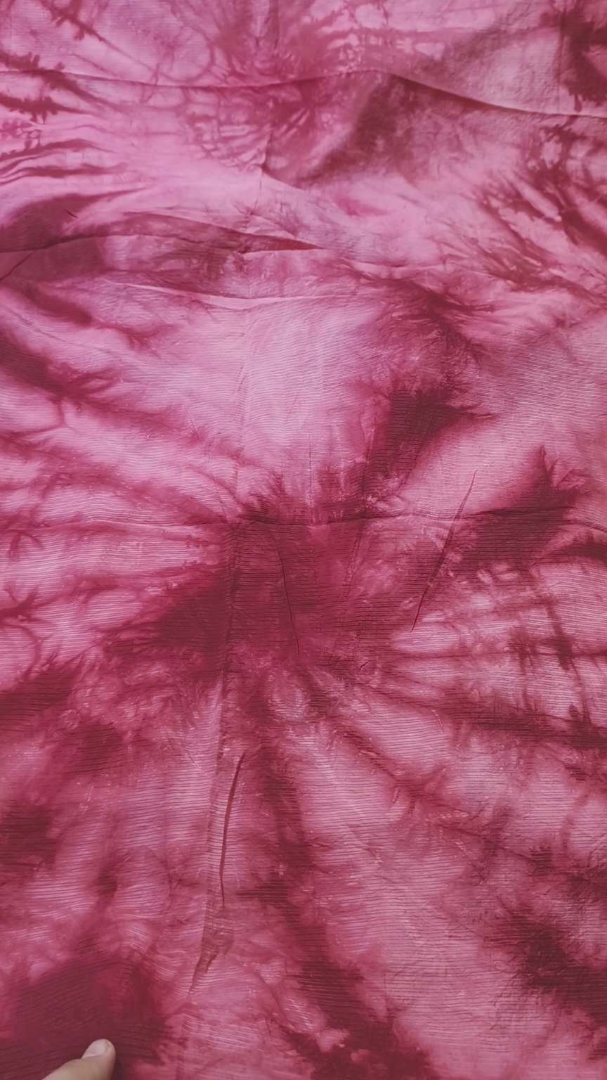 🥳 Sale Sale M-358  Imported Digital Tie&Dye Self Silky Lawn Same print Shirt & Truzer 2pc