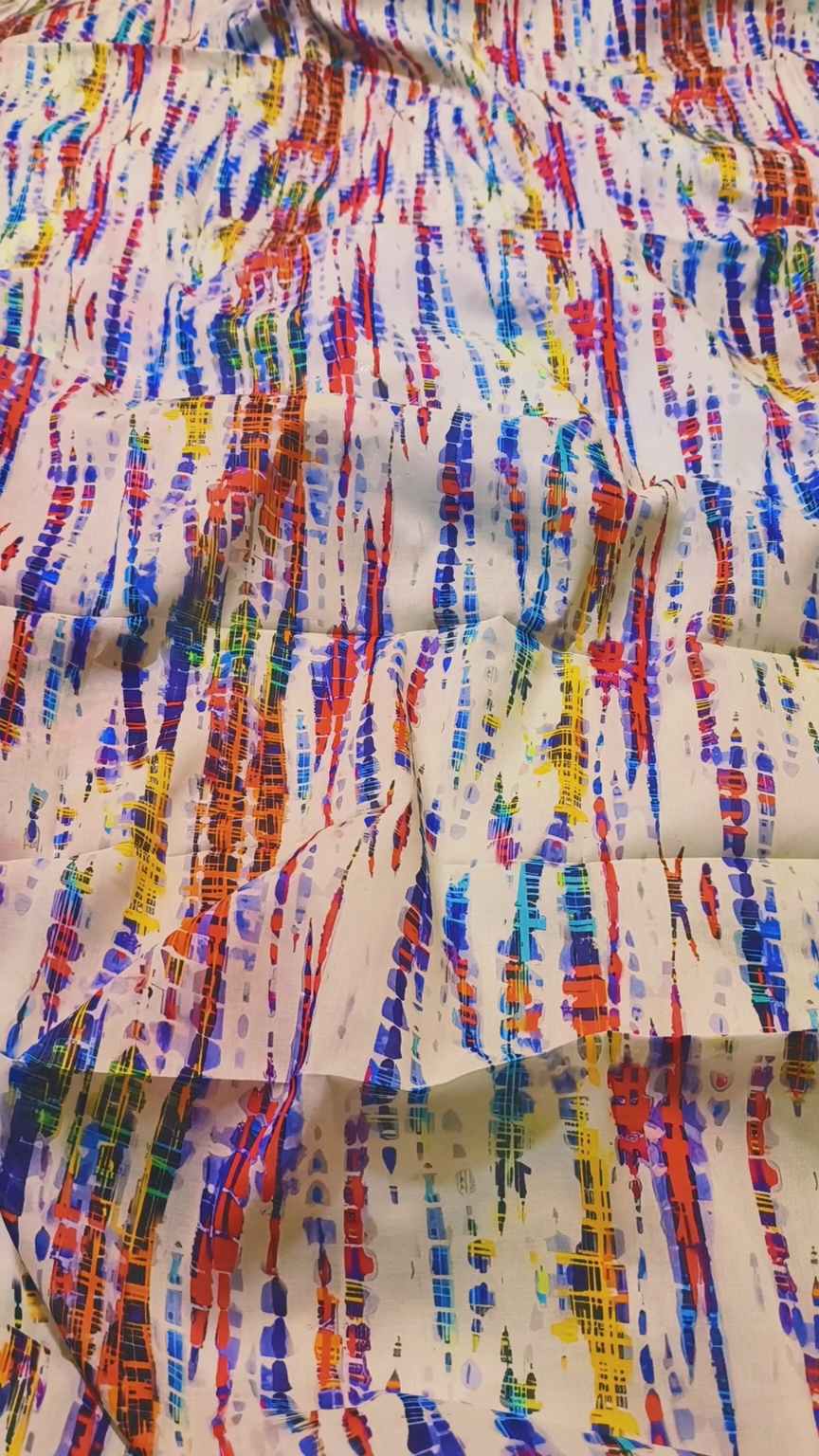 M-550  Imported Digital Pure Summer ⛱️ Lawn Same print Shirt & Trzer 2pc