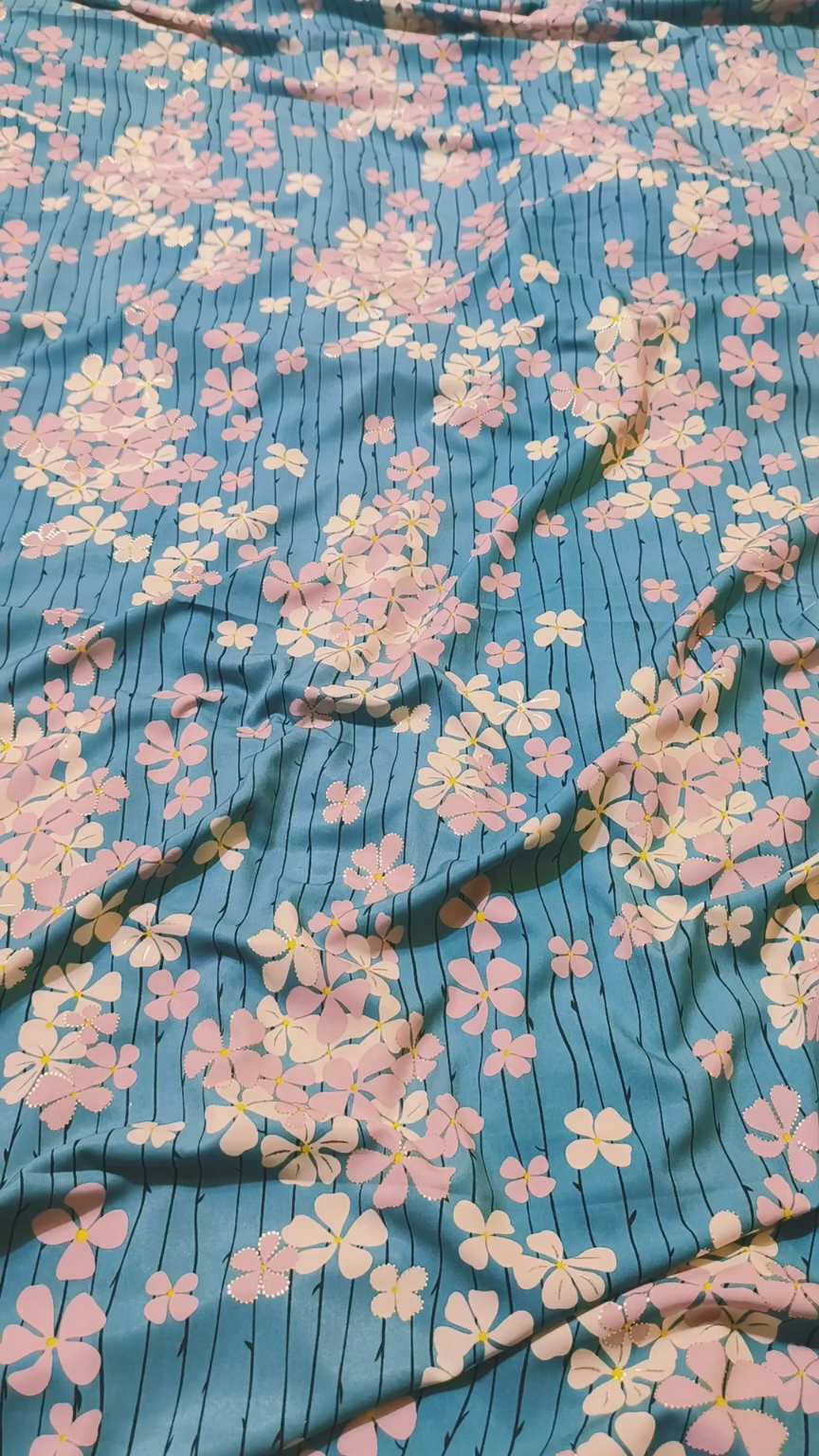 M-545  Imported Embossed Giliter Irish ⛱️ Summer Silk Same print Shirt & Truzer 2pc -