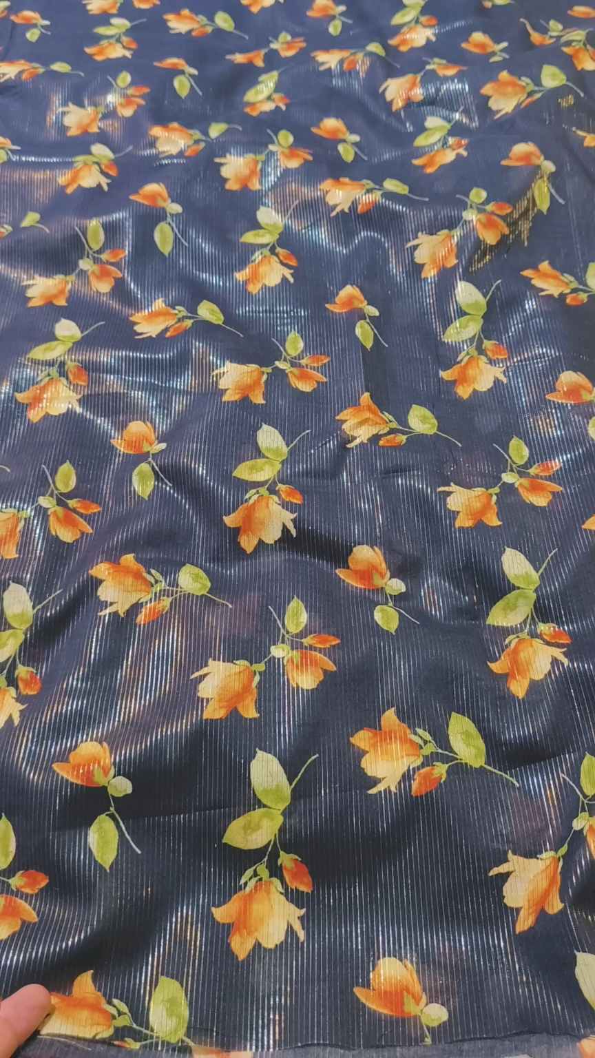 M-582 Imported Mesori   Zaree Line Pure Summer ⛱️ Lawn Same print Shirt & Truzer 2pc