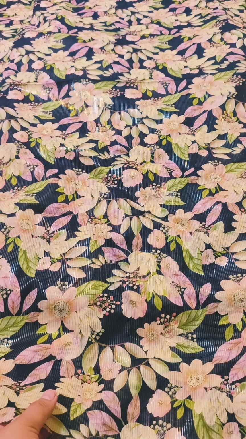 M-578 mported Mesori   Zaree Line Pure Summer ⛱️ Lawn Same print Shirt & Truzer 2pc