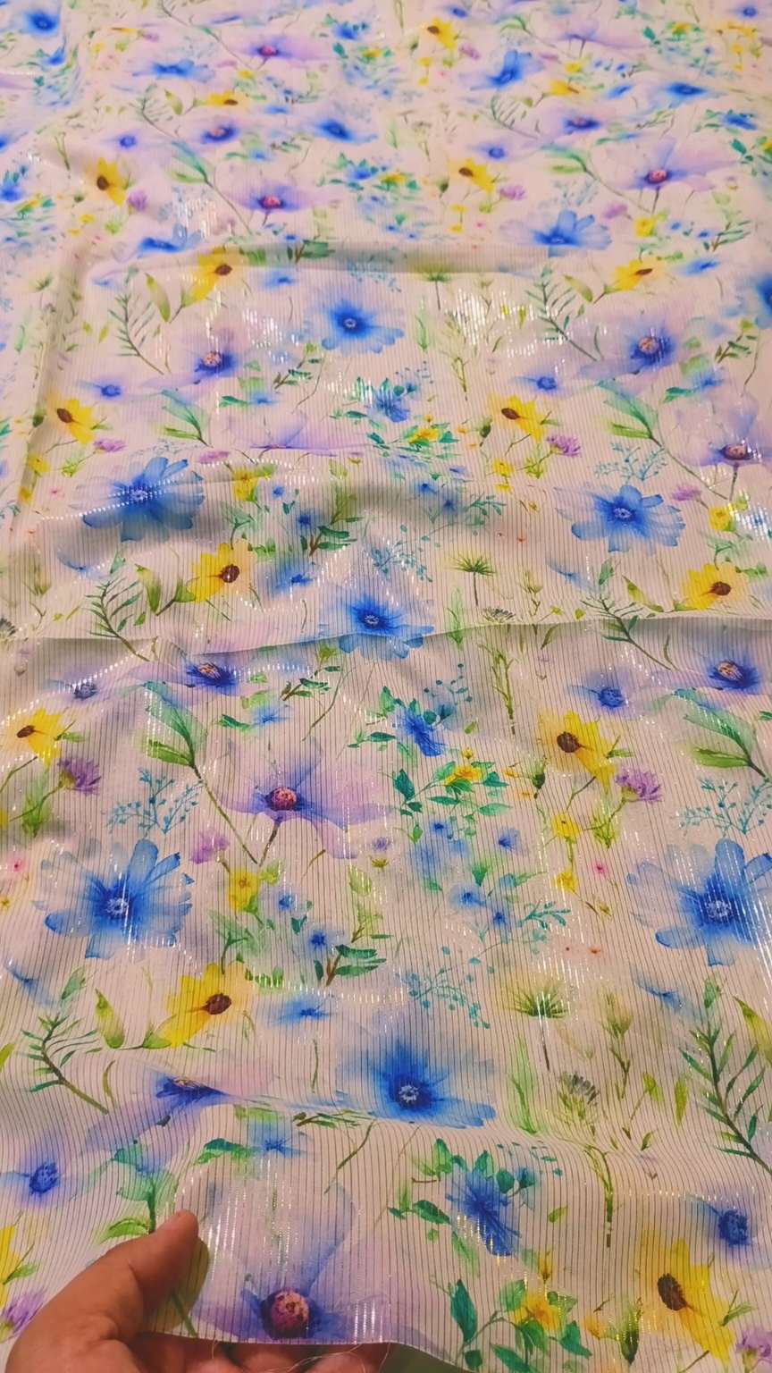 M-577  mported Mesori   Zaree Line Pure Summer ⛱️ Lawn Same print Shirt & Truzer 2pc