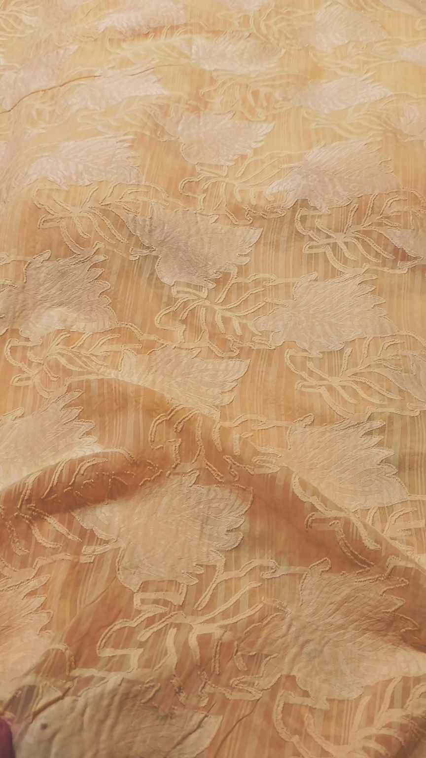Re-Stock 😱 Sale Sale  M-602  Imported Luxury Summer  ⛱️ 3-D jacquard panel in Self Indian Shaffon Stuff Shirt
