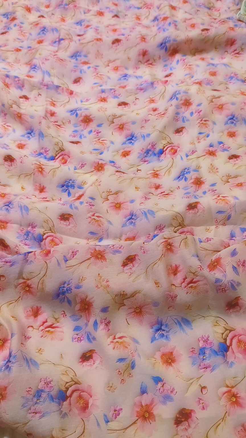 M-659  Imported 3-D luxury Silk Lawn Same print Shirt & Truzer 2pc