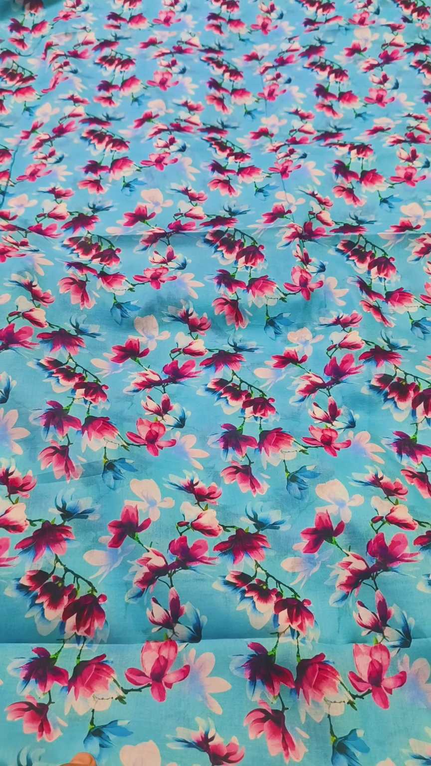 M-703  Imported Digital Pure Summer ⛱️ Lawn Same print Shirt & Trzer 2pc