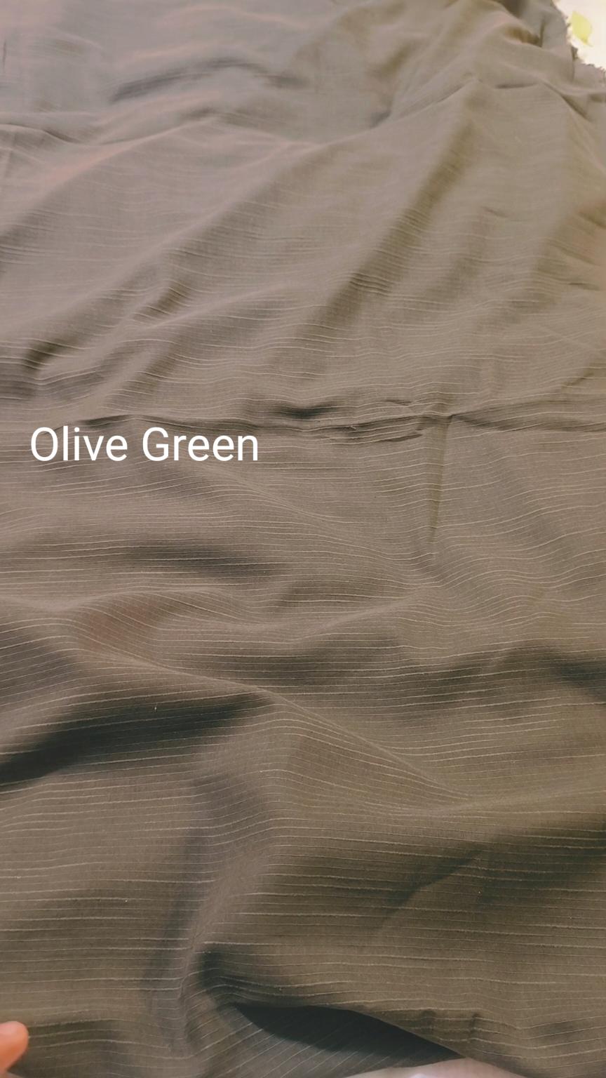 M-701 Dark  Olive Green Imported Luxury Gents Summer Dorria Lawn Men Suiting