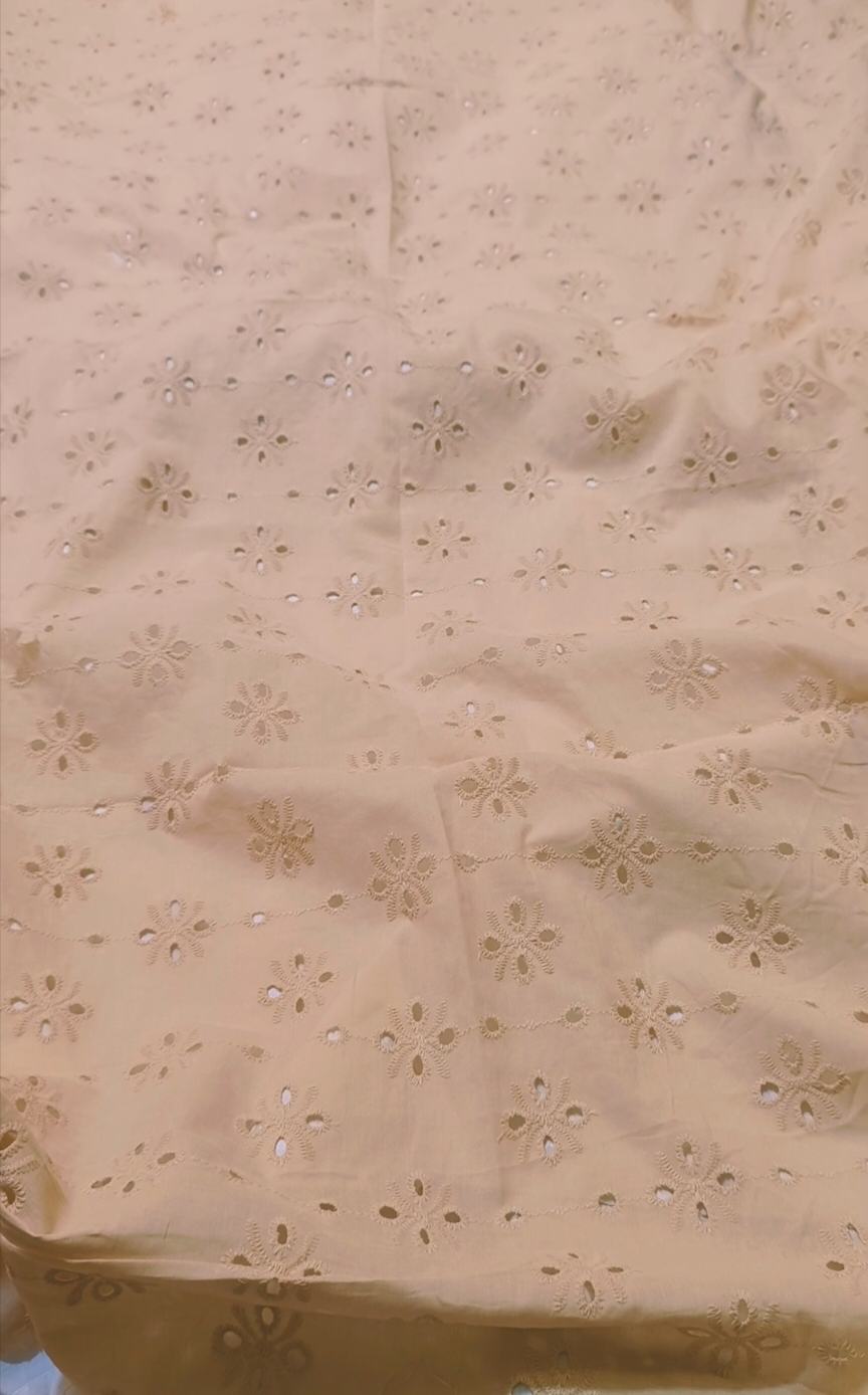 🥳 Sale Sale M-675  Imported Shiffli Embroidery ChickenKari Pure Summer ⛱️ Lawn only Shirt -