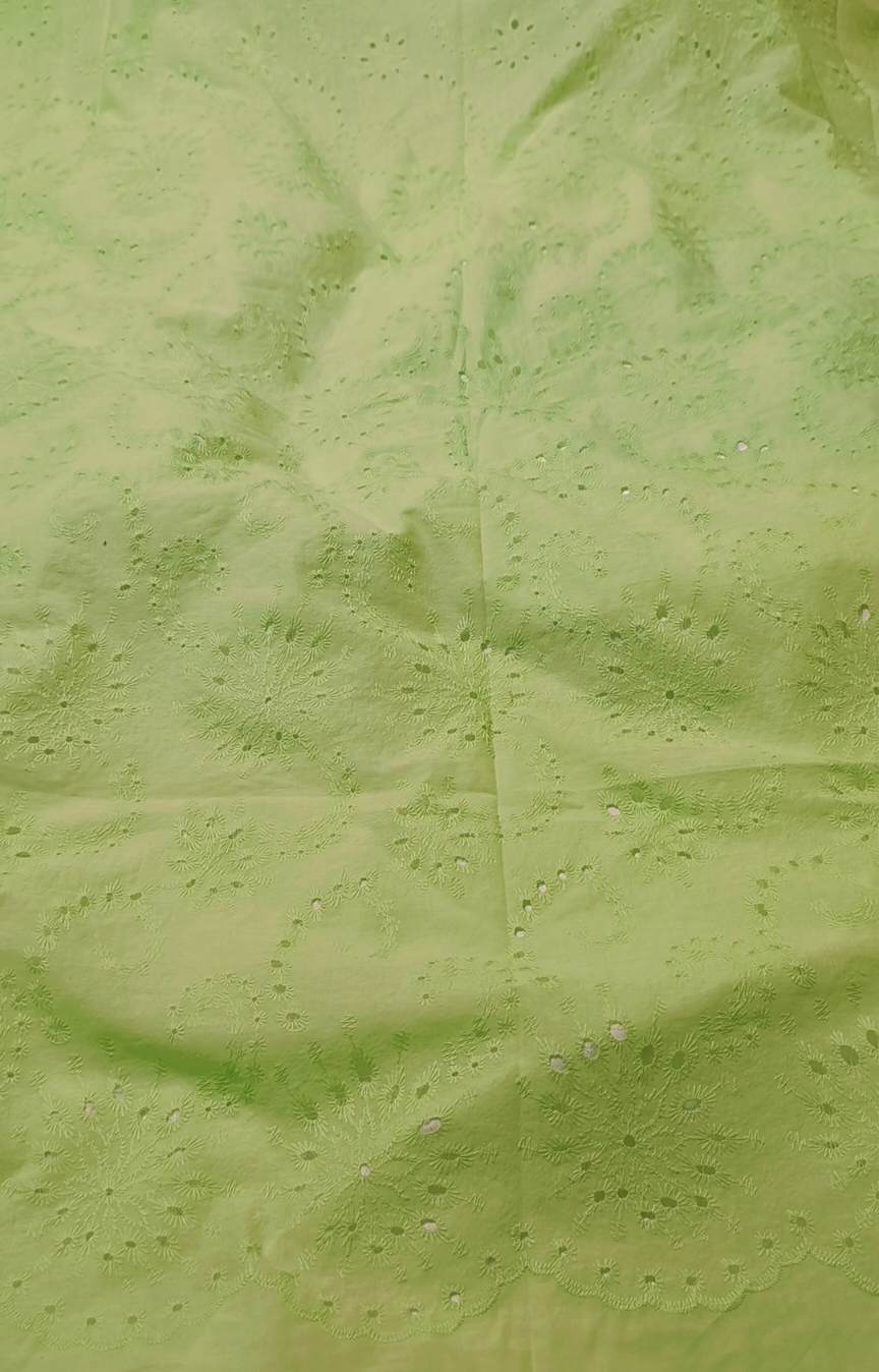 🥳 Sale Sale M-674  Imported Shiffli Embroidery ChickenKari Pure Summer ⛱️ Lawn only Shirt -