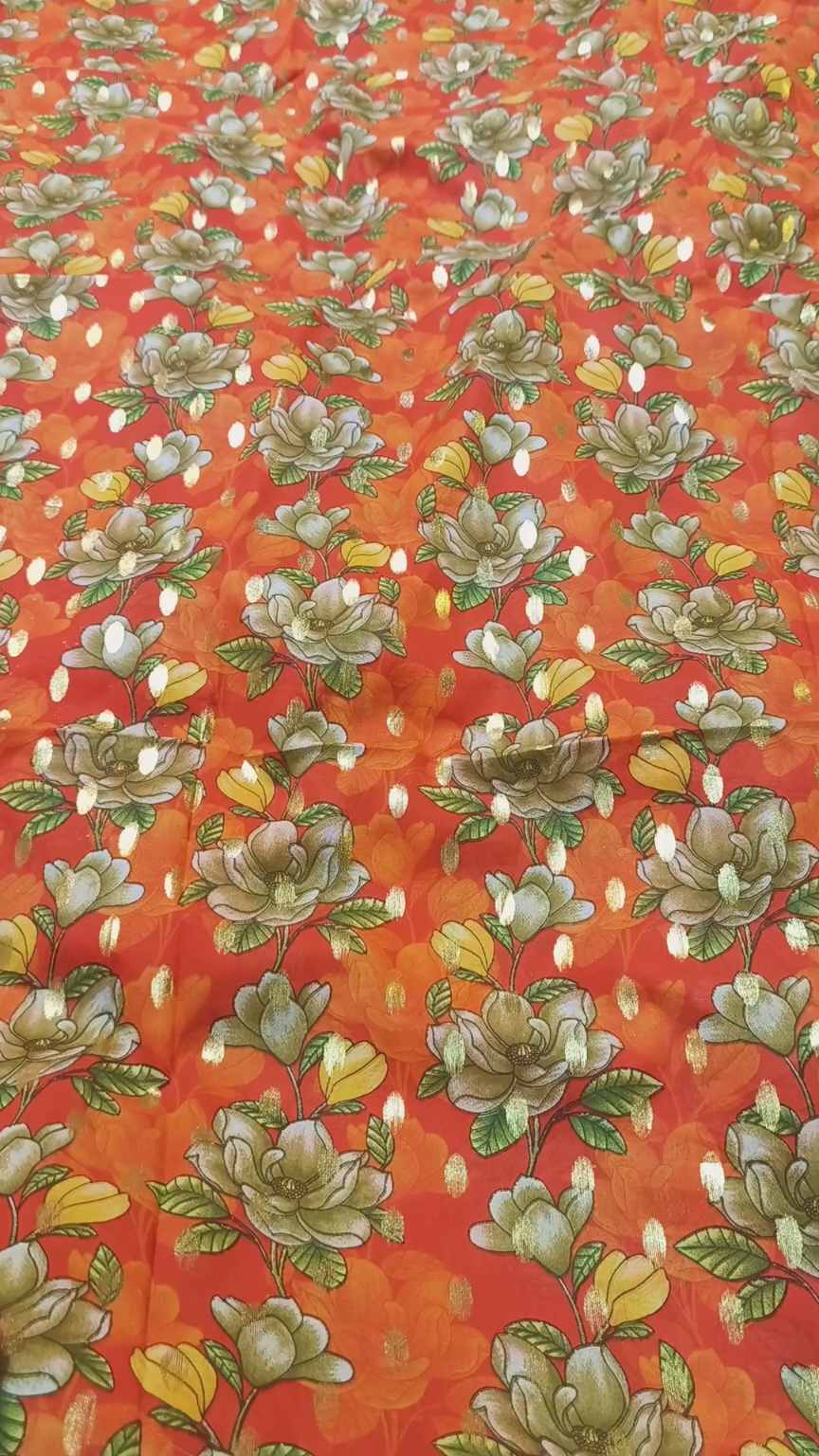 M-733   Imported Luxury Digital Zaree Bunch Pure ⛱️ Summer Lawn Same print Shirt & Truzer 2pc