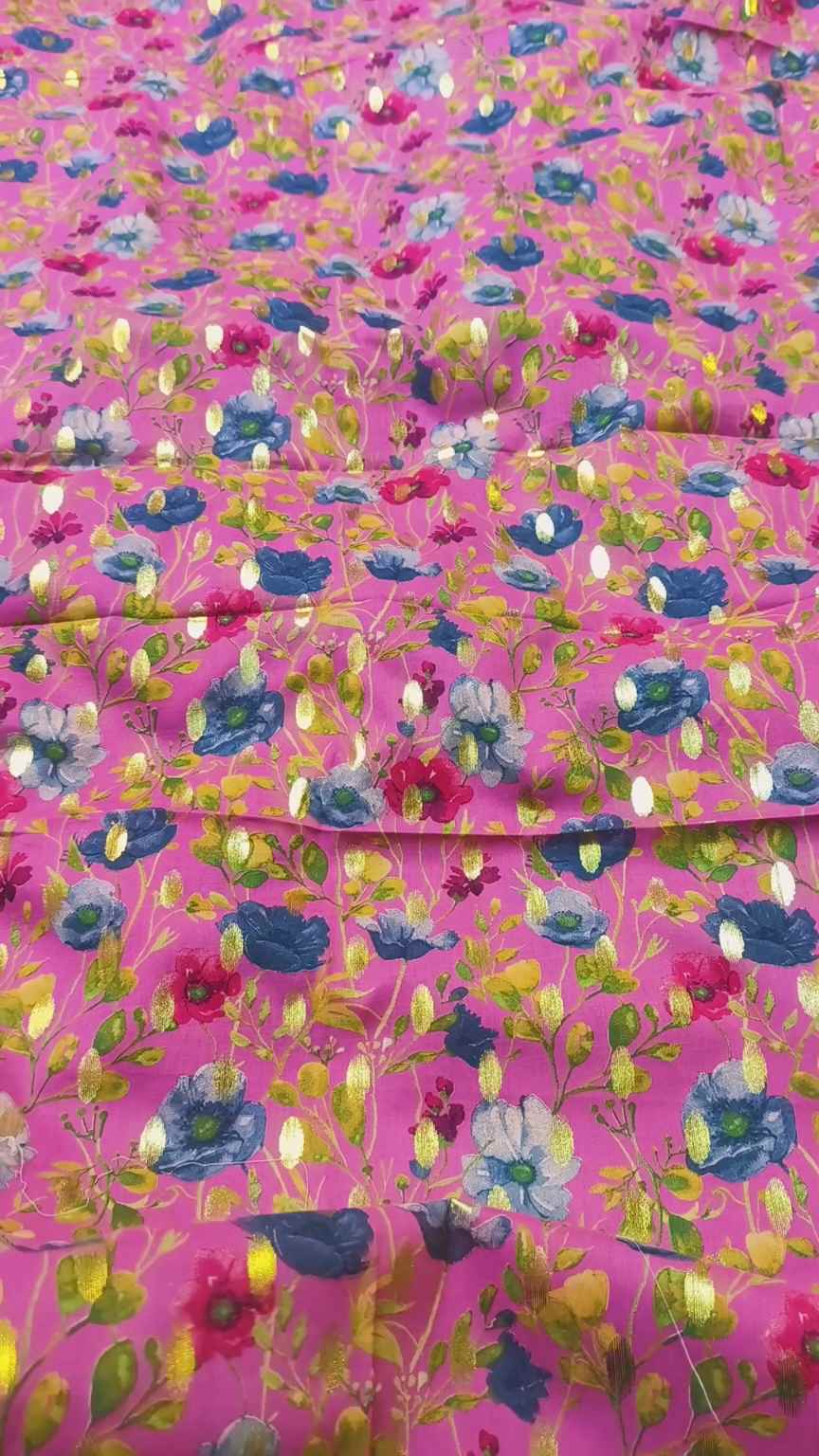 M-732   Imported Luxury Digital Zaree Bunch Pure ⛱️ Summer Lawn Same print Shirt & Truzer 2pc