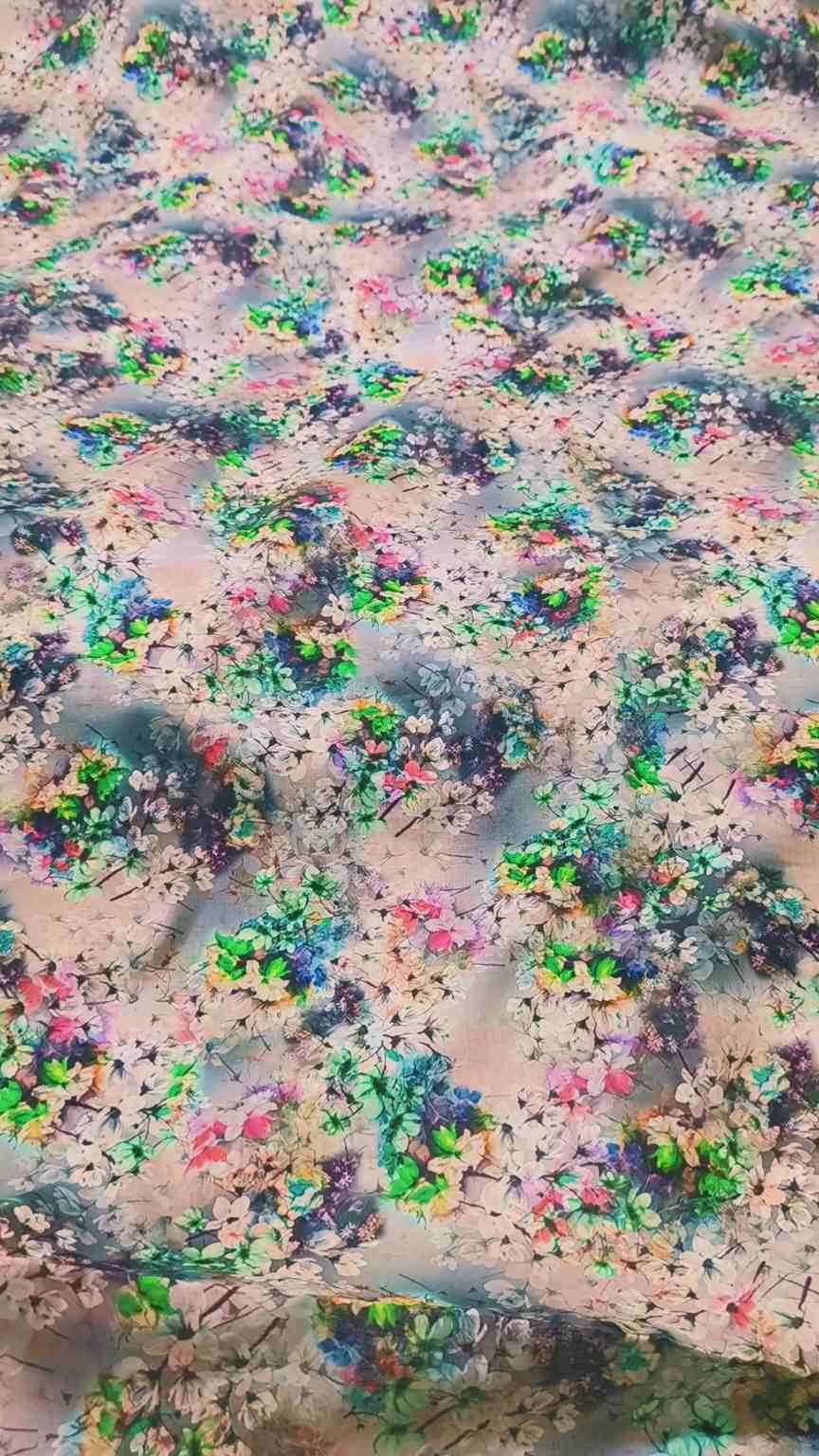 M-784   Imported 3-D Pure Summer ⛱️ Lawn Same print Shirt & Trzer 2pc
