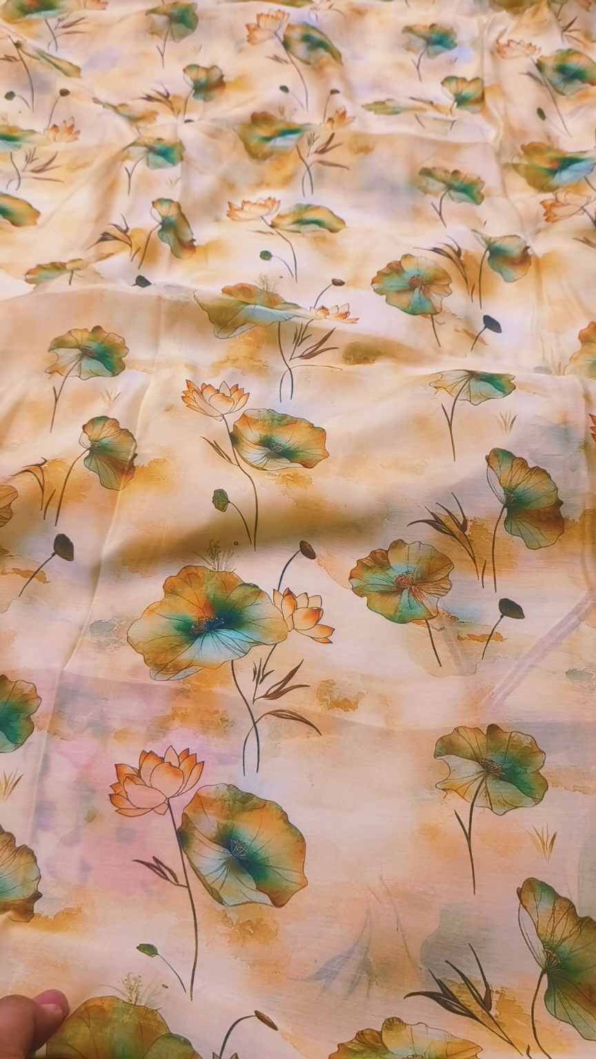 M-779   Imported 3-D luxury Silk Lawn Same print Shirt & Truzer 2pc