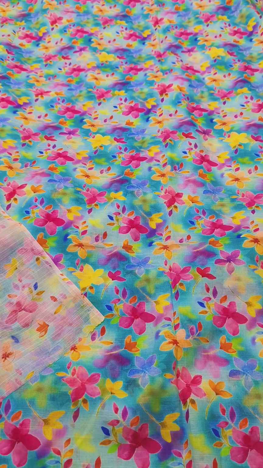 M-764 Imported Digital  Dorria Pure Summer ⛱️ Lawn Same print Shirt & Truzer 2pc