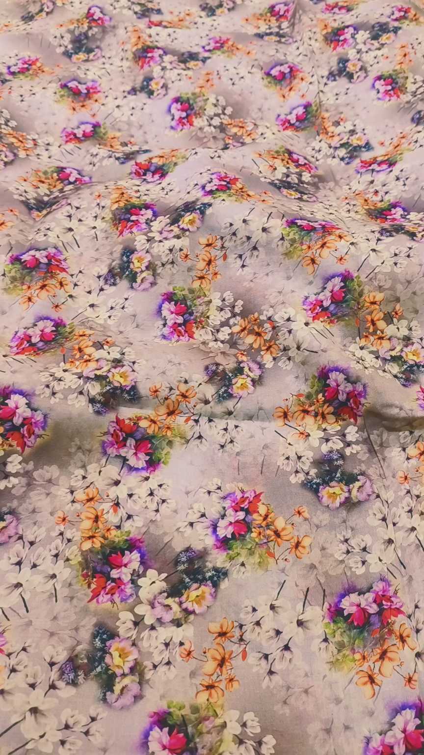 M-817  Imported 3-D Pure Summer ⛱️ Lawn Same print Shirt & Trzer 2pc -