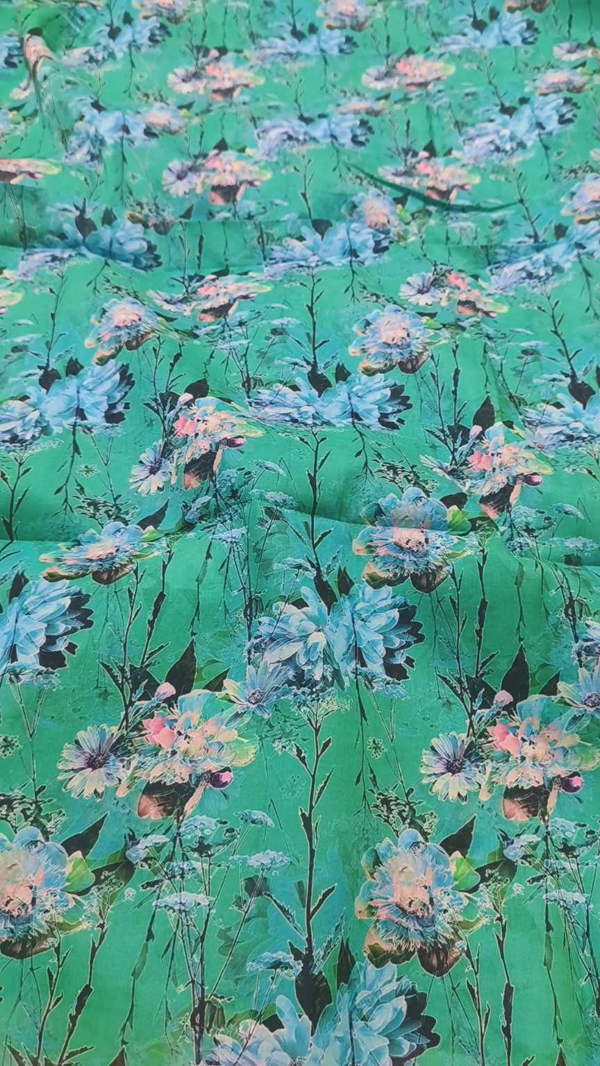 M-815  Imported 3-D Pure Summer ⛱️ Lawn Same print Shirt & Trzer 2pc -