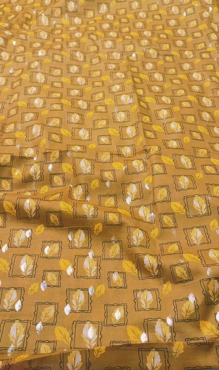 M-930  Imported Luxury Digital Zaree Bunch Pure ⛱️ Summer Lawn Same print Shirt & Truzer 2pc