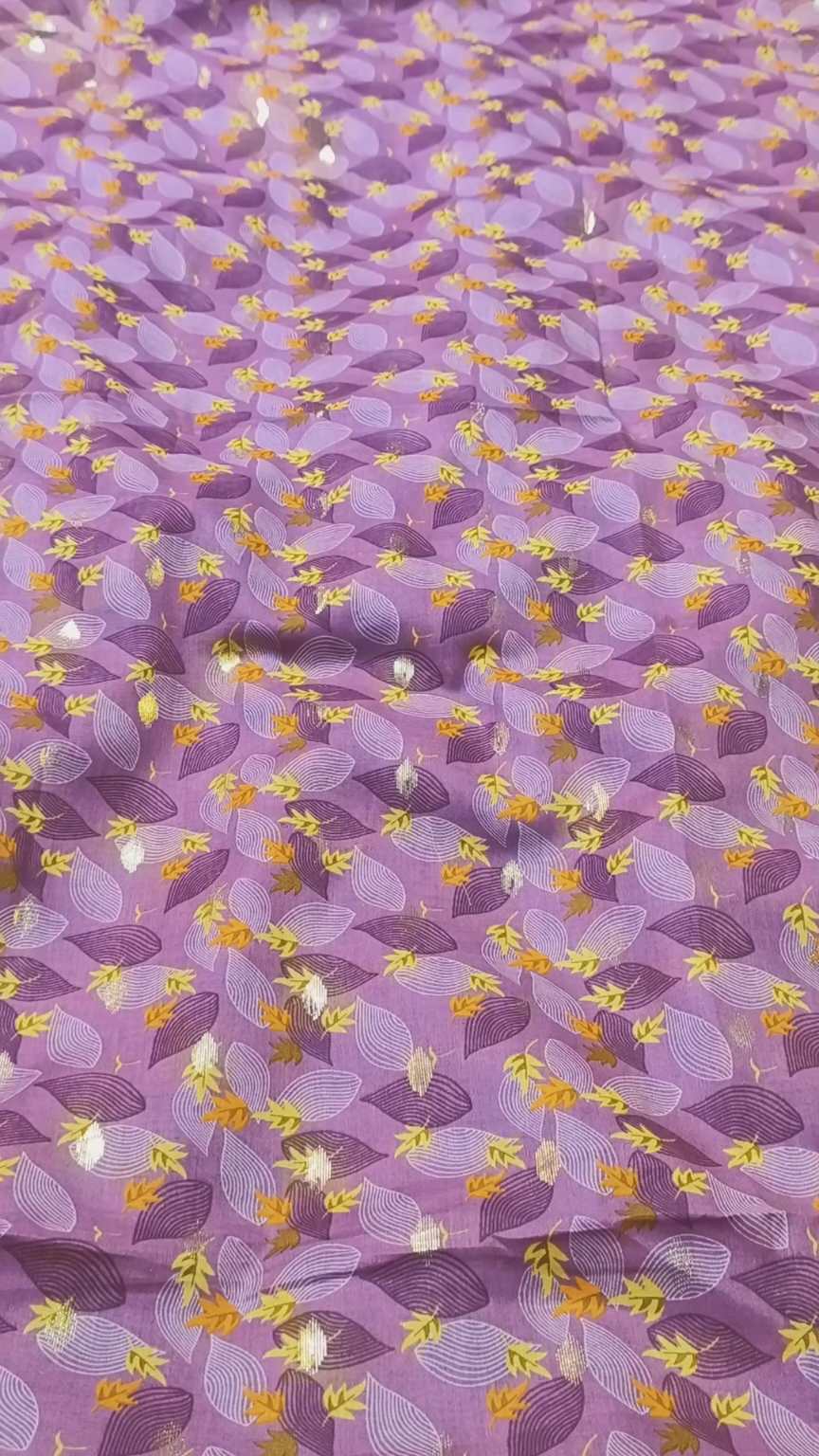 M-922  Imported Luxury Digital Zaree Bunch Pure ⛱️ Summer Lawn Same print Shirt & Truzer 2pc