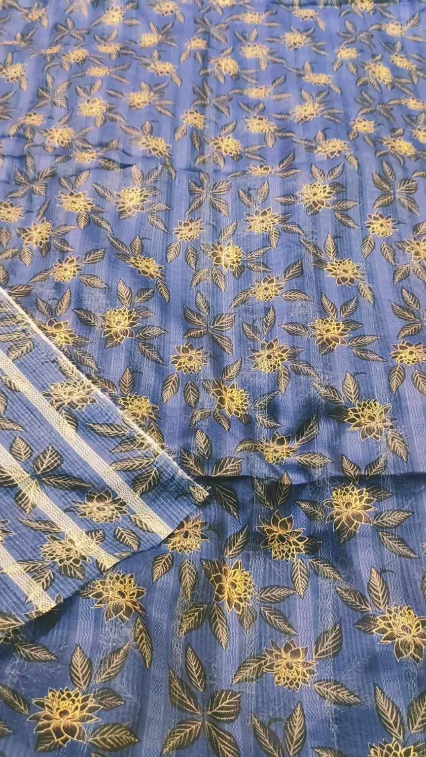 M-980  Imported Digital malmal Dorria Summer ⛱️ Lawn Same print Shirt & Trzer 2pc