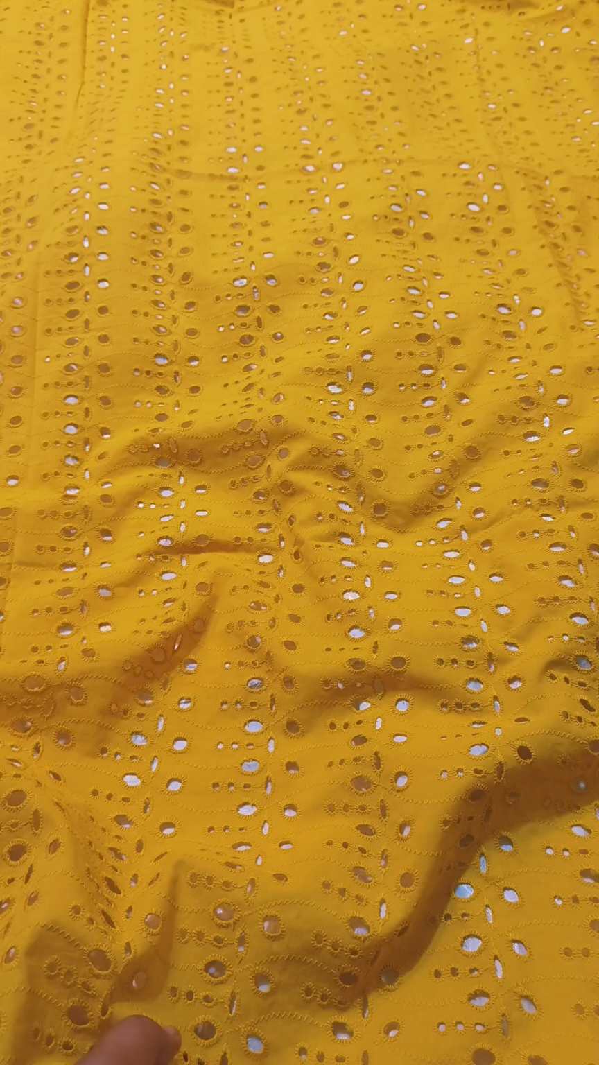 🥳 Sale Sale M-961 Imported Shiffli Embroidery ChickenKari Pure Summer ⛱️ Lawn only Shirt -
