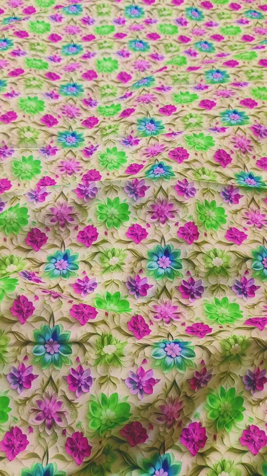 M-1018  Imported 😱3-D Pure Summer ⛱️ Lawn Same print Shirt & Trzer 2pc