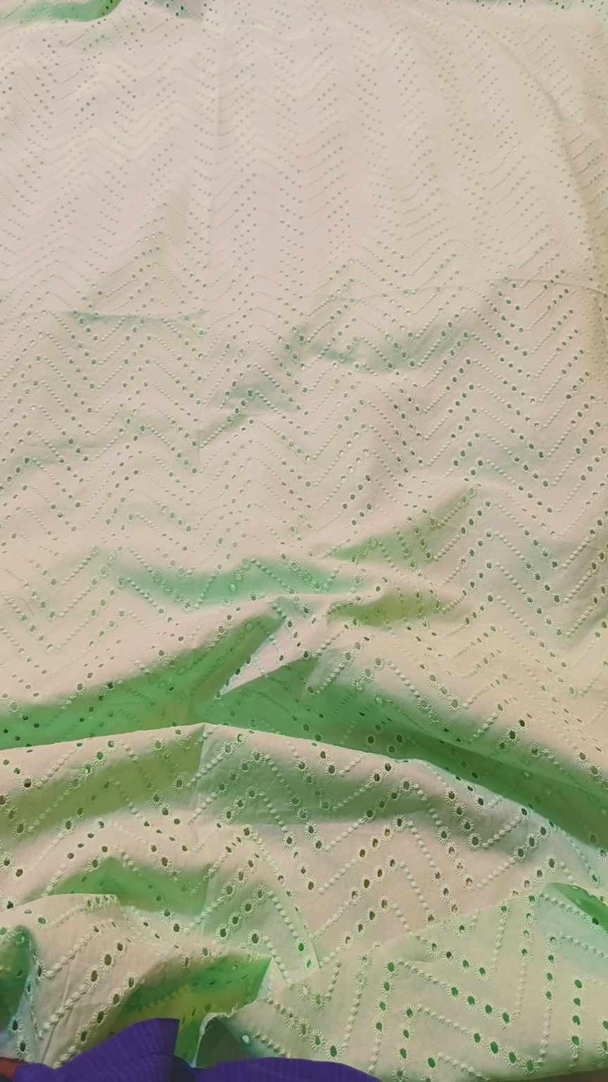 🥳 Sale Sale M-1006  Imported Shiffli Embroidery ChickenKari Pure Summer ⛱️ Lawn only Shirt