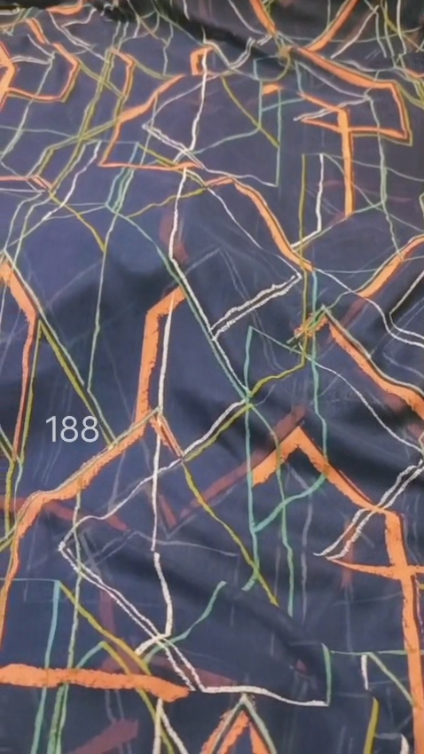 🤩 Sale Sale : M-188  (2pc) Imported Digital Korean Georgette (Roll main Cutting k last main jo suit bachta hai Jin ka weight 100kg se kam hoga un ka bane ga es liye noqsan main dy rha hain