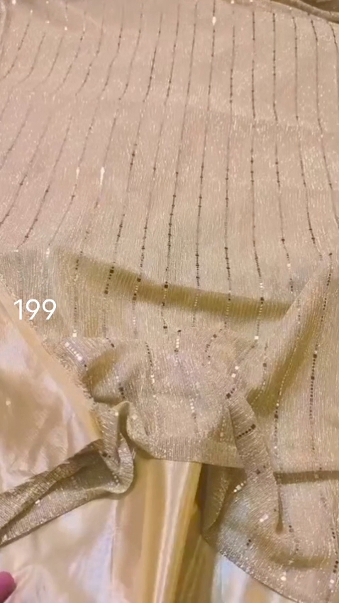 🤩 Sale Sale : M-199  (2pc) Imported Fancy suit (Roll main Cutting k last main jo suit bachta hai Jin ka weight 100kg se kam hoga un ka bane ga es liye noqsan main dy rha hain