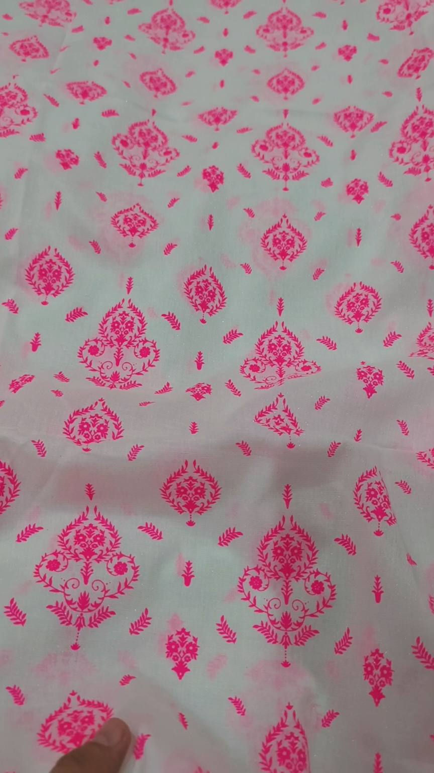 🥳 New Arrivals M-308   Imported Digital Hi-Lighter Color Pure Summer Lawn Same print Shirt & Truzer 2pc