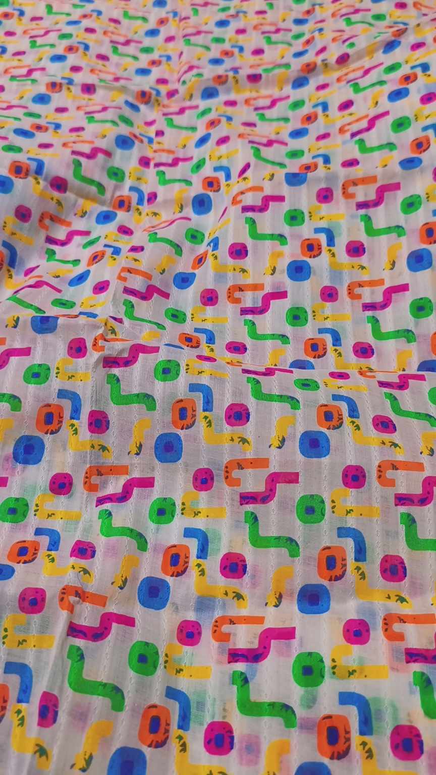 🥳 New Arrivals M-306  Imported Digital Dorria Hi-Lighter Color Pure Summer Lawn Same print Shirt & Truzer 2pc