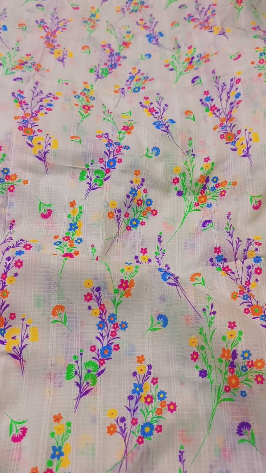 🥳 New Arrivals M-305  Imported Digital Dorria Hi-Lighter Color Pure Summer Lawn Same print Shirt & Truzer 2pc