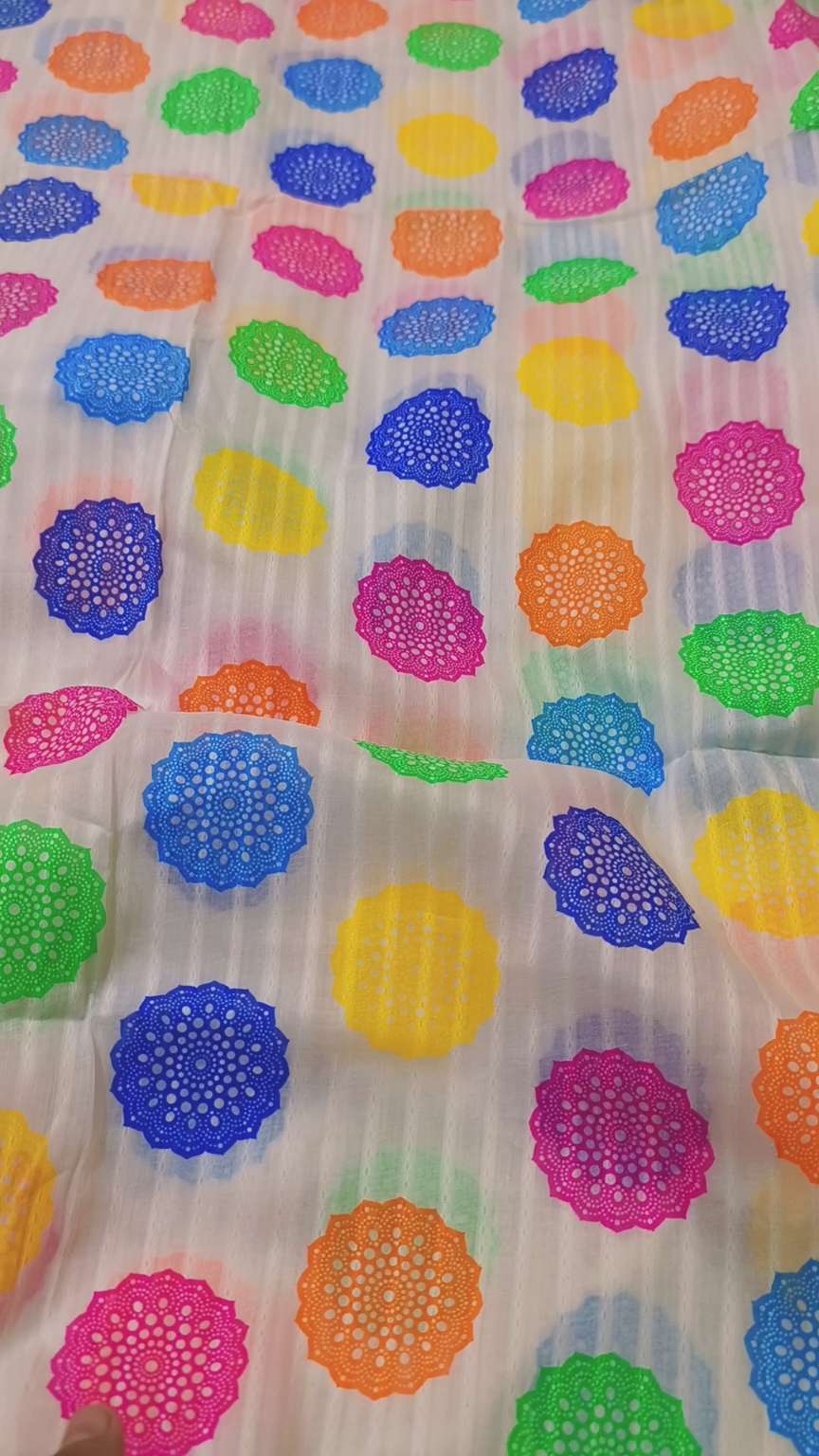 🥳 New Arrivals M-304  Imported Digital Dorria Hi-Lighter Color Pure Summer Lawn Same print Shirt & Truzer 2pc