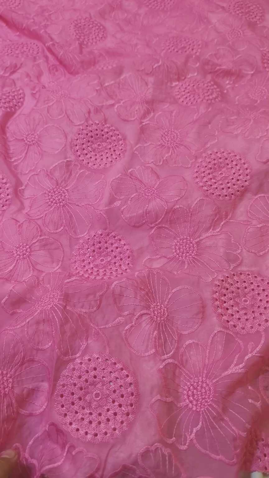 🥳 Sale Sale M-371  Rs.1650 Imported Luxury 3-D embroidery in high quality Silky Lawn Shirt