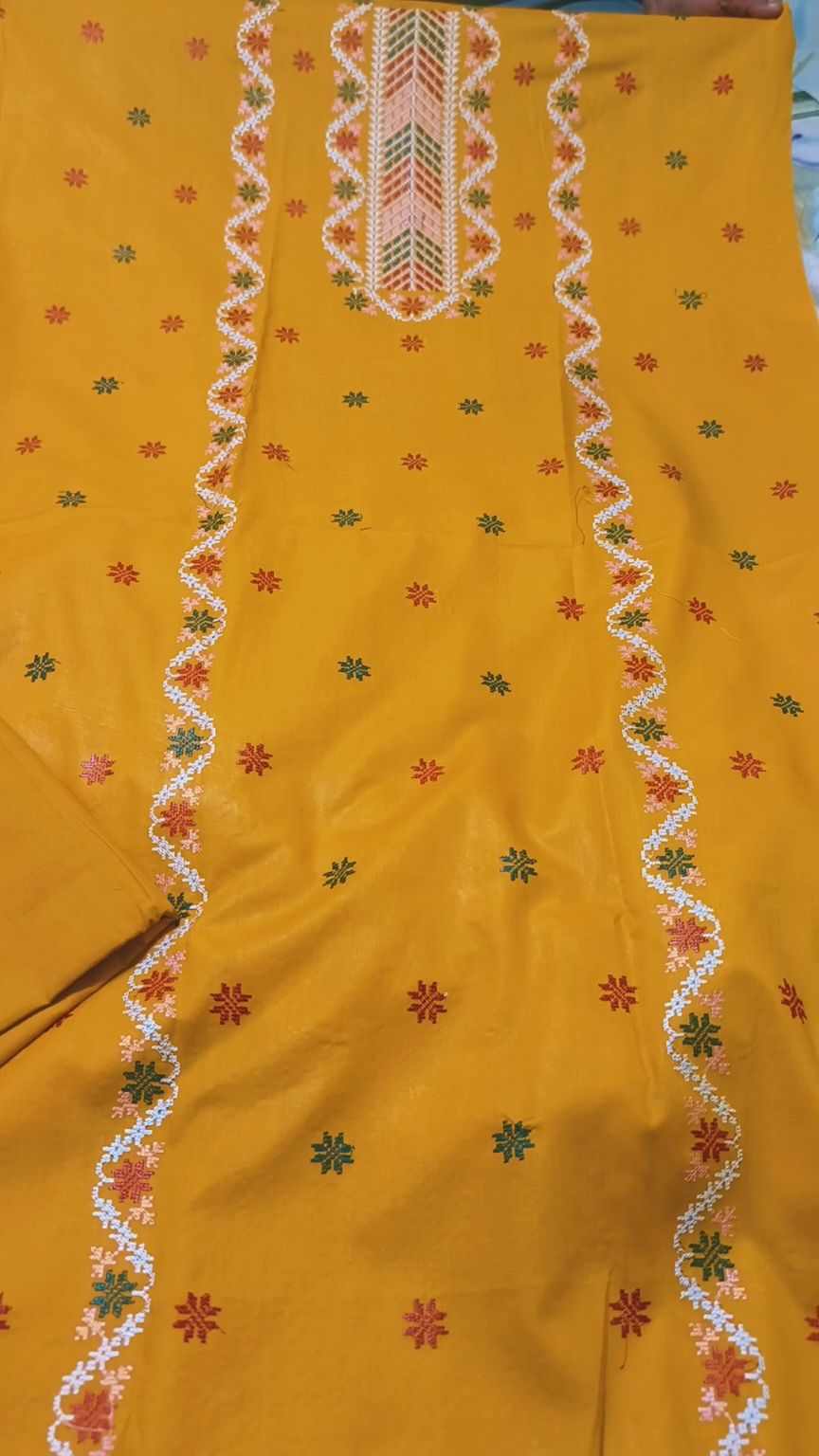 🥳 Sale Sale M-342  Rs.1590  Imported Bareezy Embroidery Lawn Shirt & Trouser 2pc